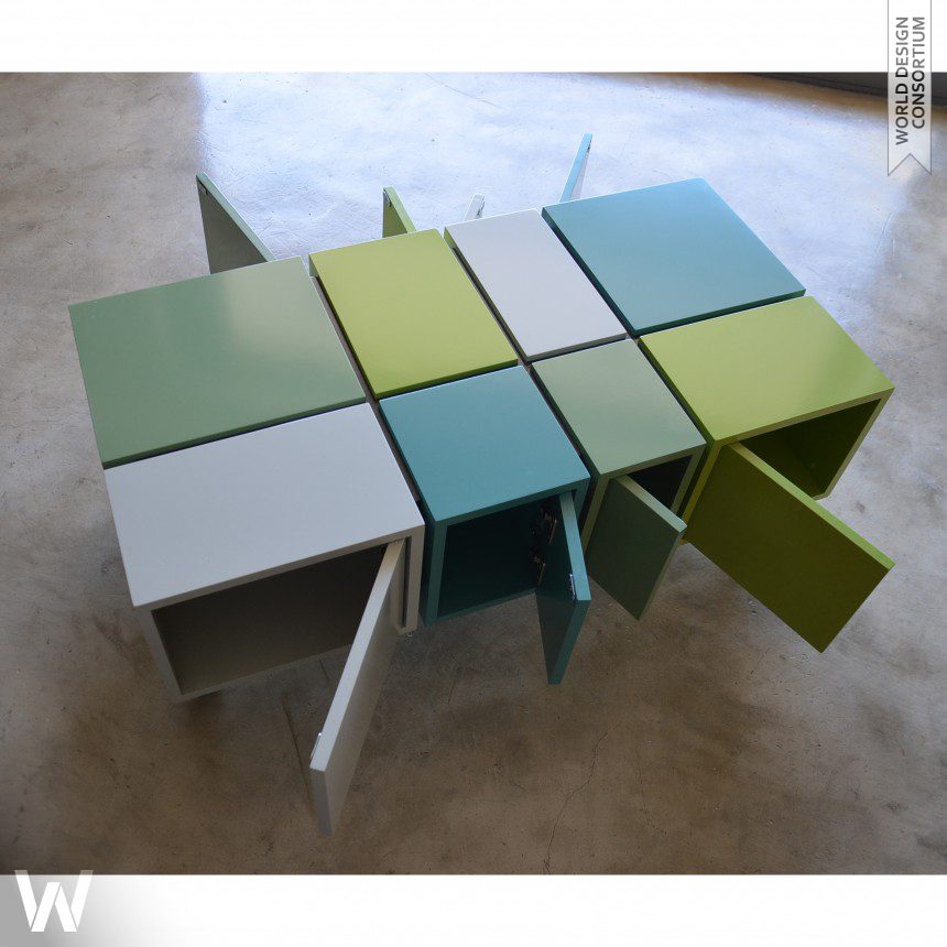 Cell coffee table