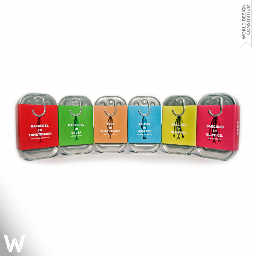 Fisj canned fish packaging concept