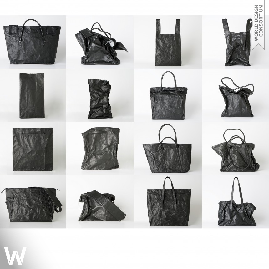 DUREN Crinkle leather Bag
