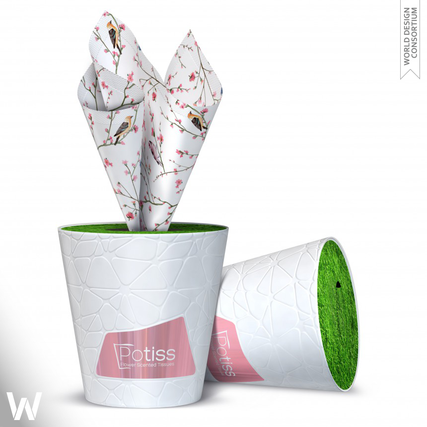 Potiss Paper Tissue Box