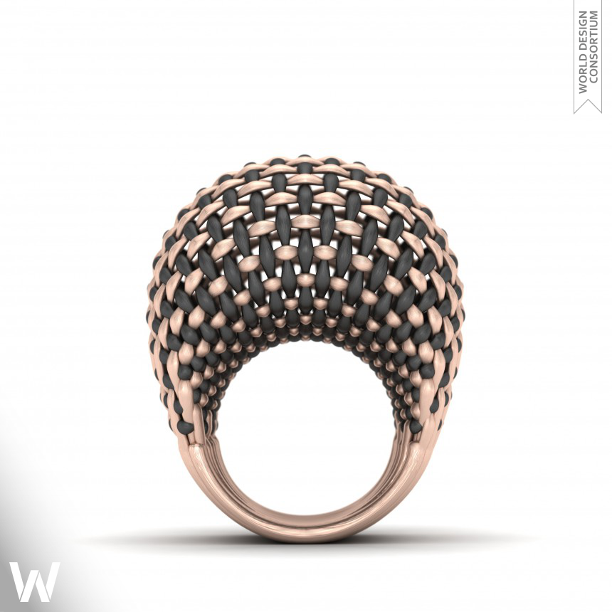 Interwoven Gold Ring