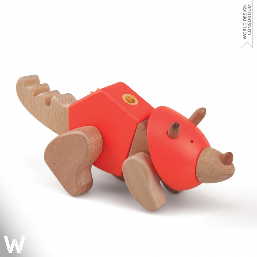 My Dino series Modular wooden toy