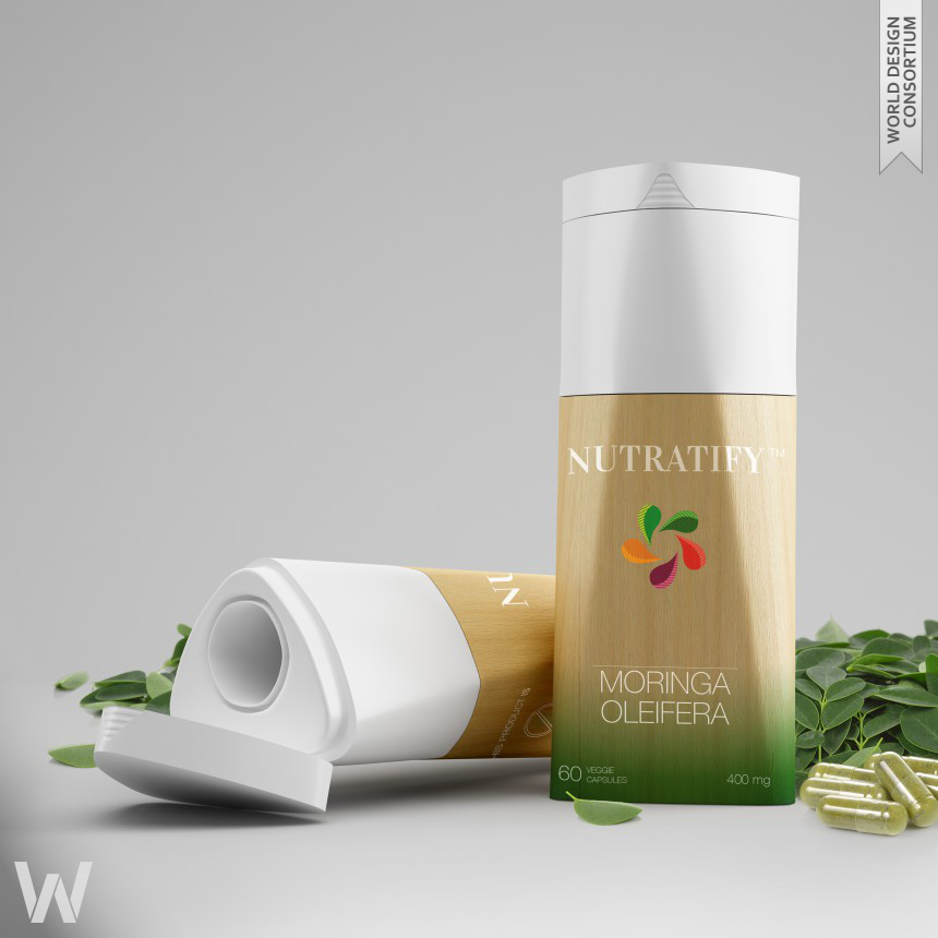 Nutratify packaging Capsules container