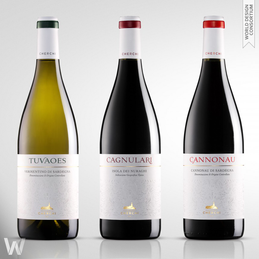 I Classici Cherchi Wine labels design