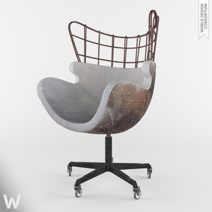 Egg of Concrete Chair