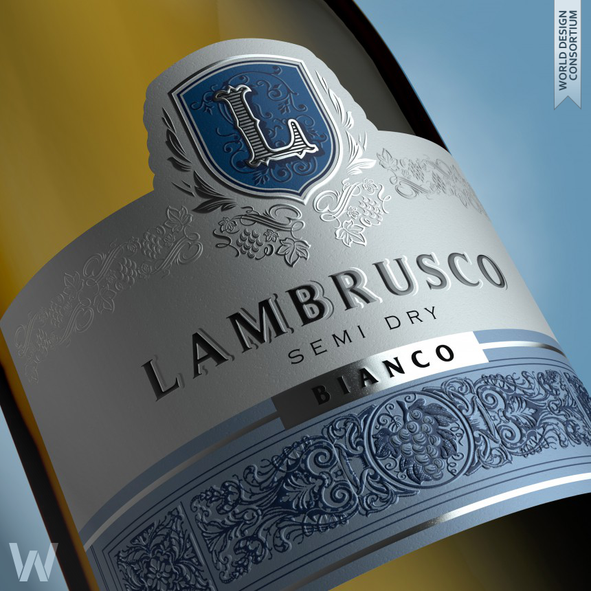 Lambrusco Wine Label Design 