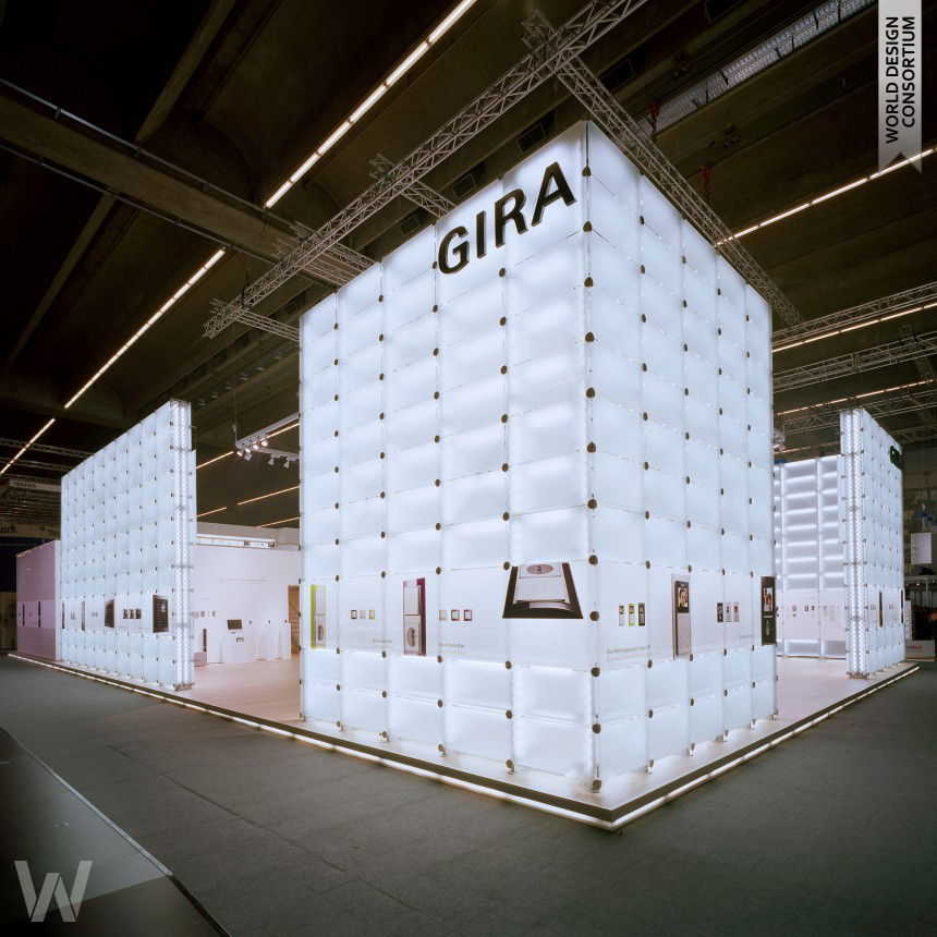 Gira 2008 -Light glass wall Booth