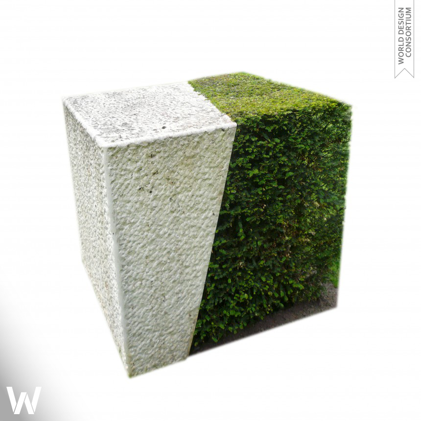 garden cube sculpture