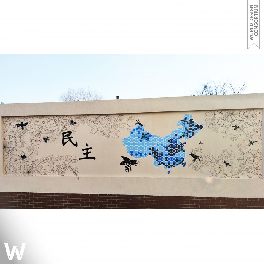 Chinese values  wall painting