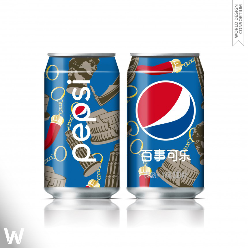 Pepsi x Italian Design Icons Can graphics