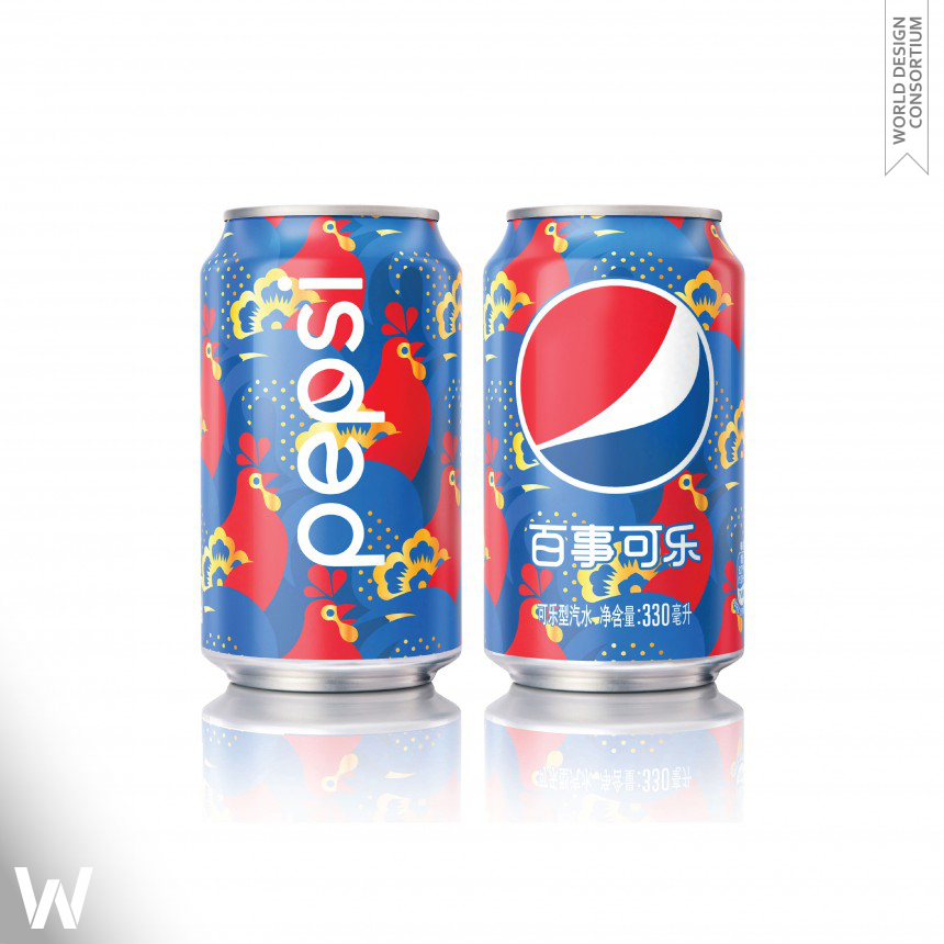 Pepsi Year of the Rooster Ltd Ed Can Can graphics