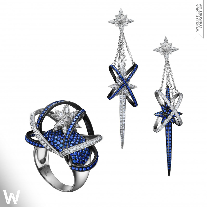 SuperNova Ring/Earring Jewelry set