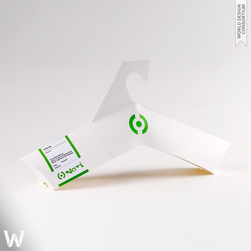 Noti D.I.Y. Hanger Packaging Green Packaging Transformation