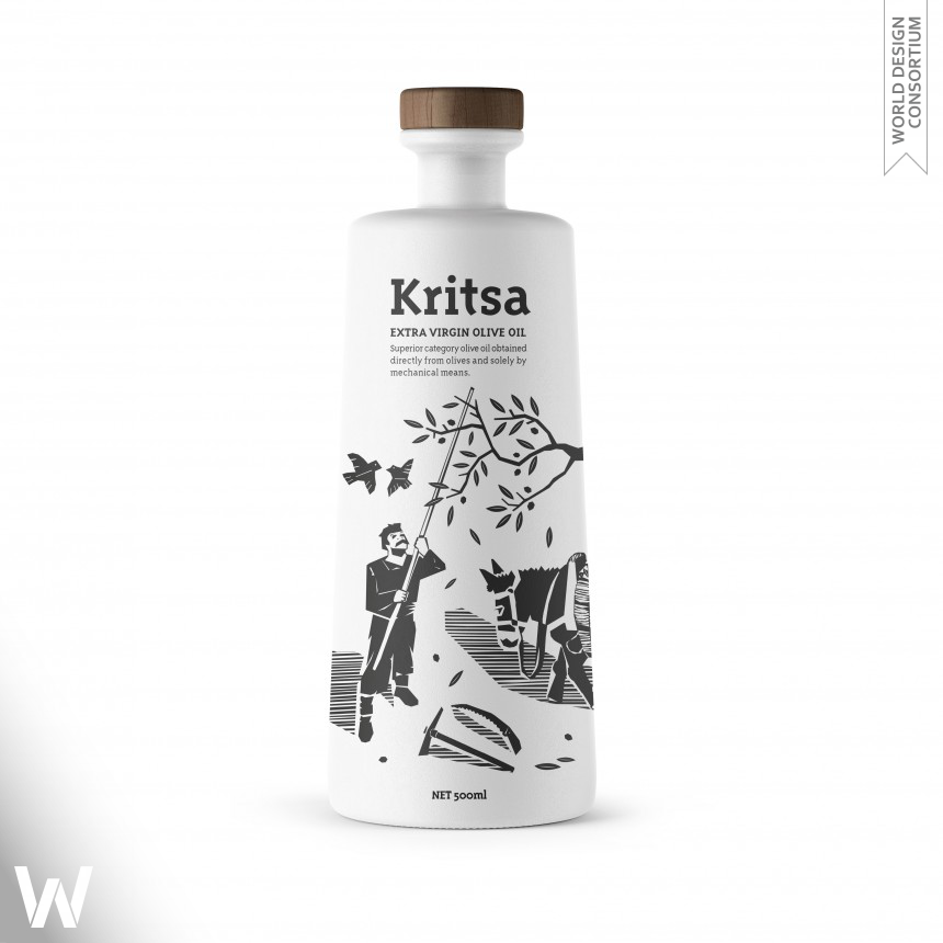 Kritsa extra virgin olive oil Olive oil package