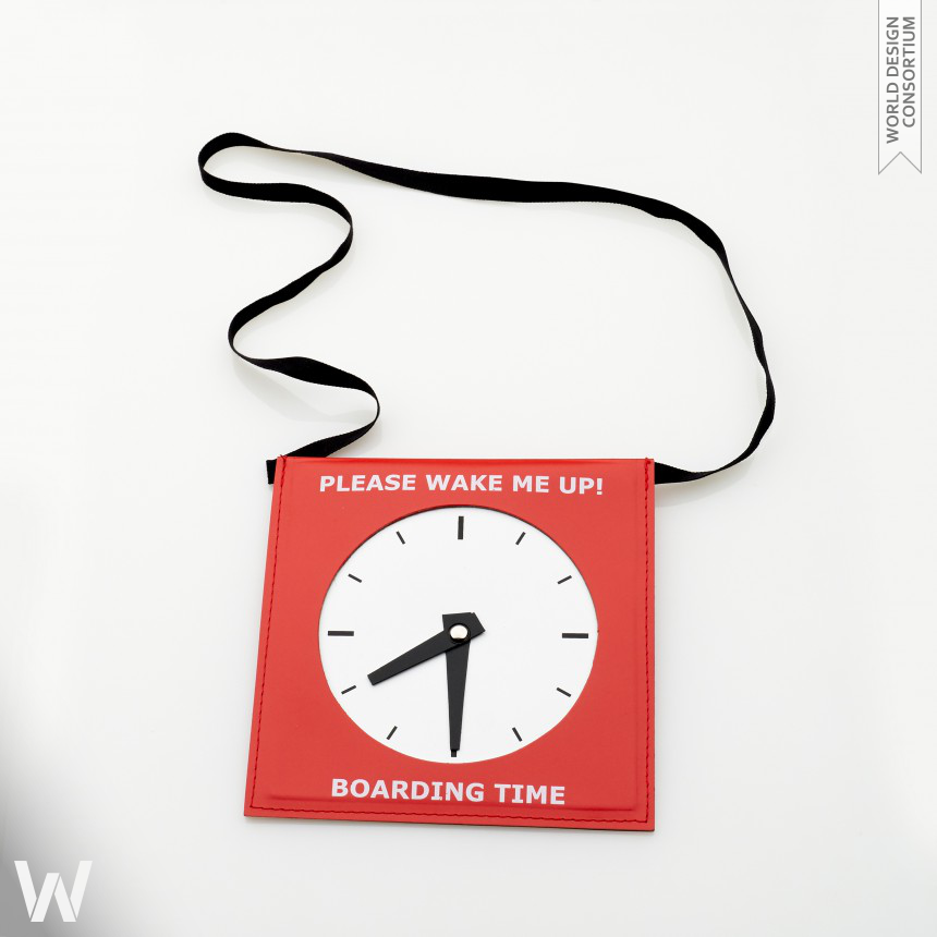 Wake Up Boarding Time Tag