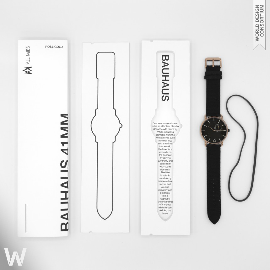 All Mies Watch Packaging