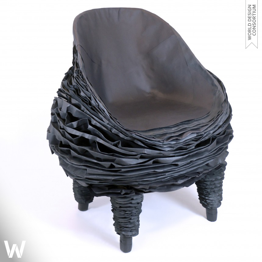 Black Paper  Chair 