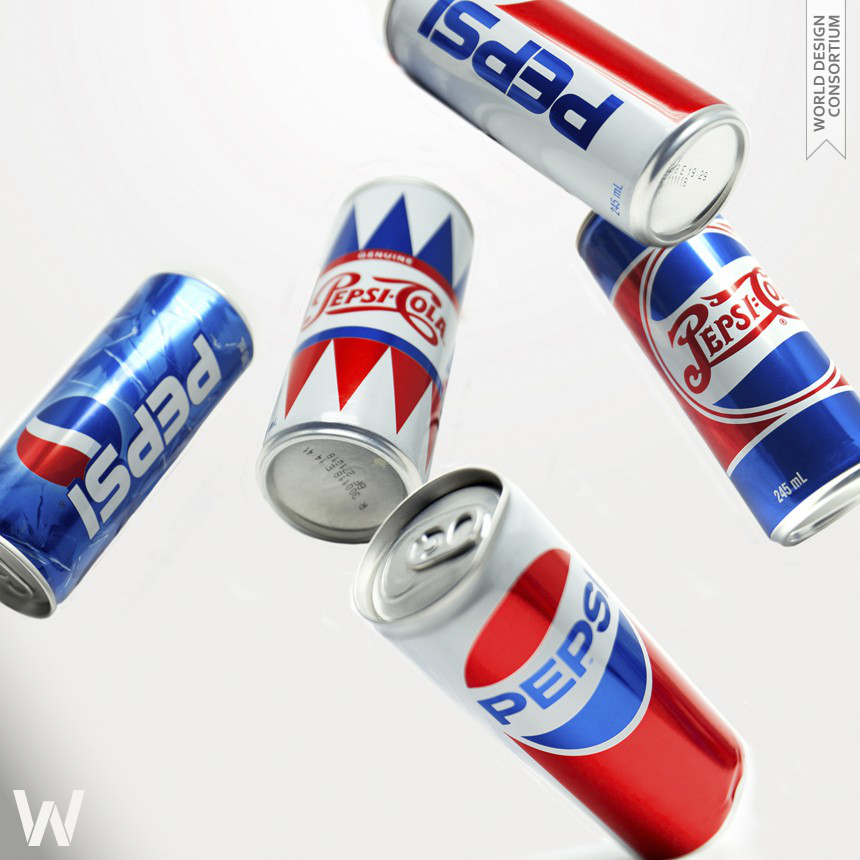 Pepsi Generations Beverage Packaging